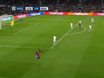 Neymar controla de manera magistral Neymar controla de manera magistral