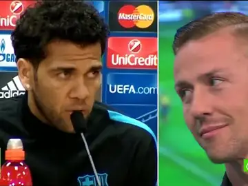 Dani Alves y Guti Dani Alves y Guti