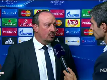 Frame 8.977565 de: Benítez: "Me quedo con lo positivo, hemos hecho cuatro goles y creado ocasiones" Frame 8.977565 de: Benítez: "Me quedo con lo positivo, hemos hecho cuatro goles y creado ocasiones"