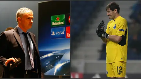 Mou y Casillas Mou y Casillas