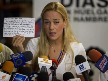  Lilian Tintori, esposa del líder opositor preso Leopoldo López