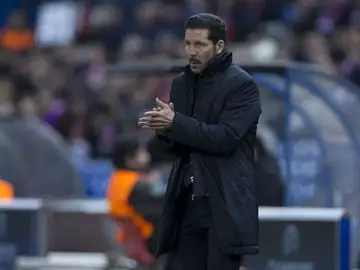 Simeone, en la banda del Calderón Simeone, en la banda del Calderón