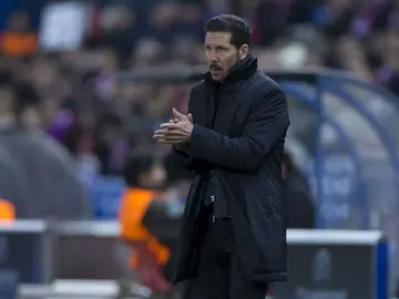 Simeone, en la banda del Calderón Simeone, en la banda del Calderón