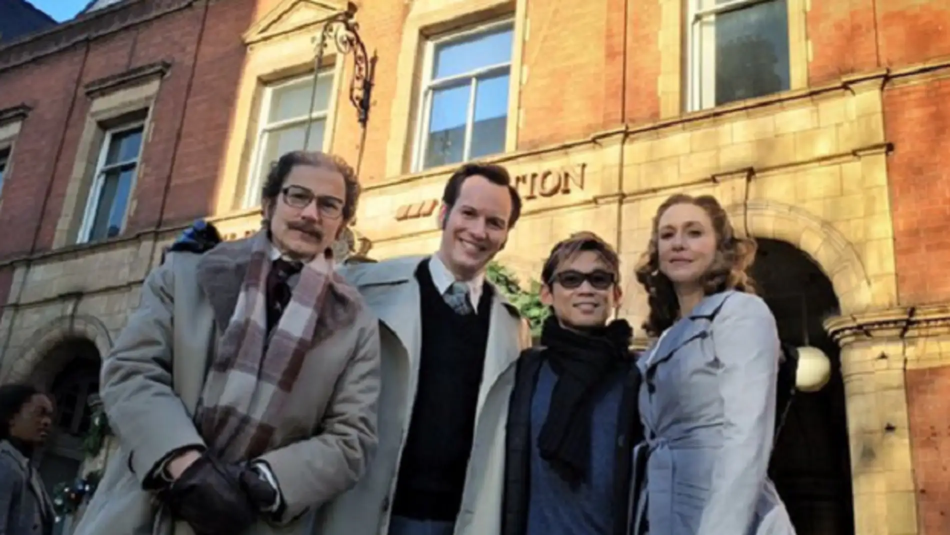 Actores y director en 'The Conjuring 2'