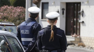 Dos agentes de la policía alemana en una foto de archivo