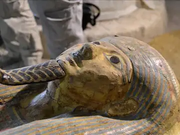 Tumba de un sacerdote del dios Amón Ra, de hace unos 3.000 años Tumba de un sacerdote del dios Amón Ra, de hace unos 3.000 años