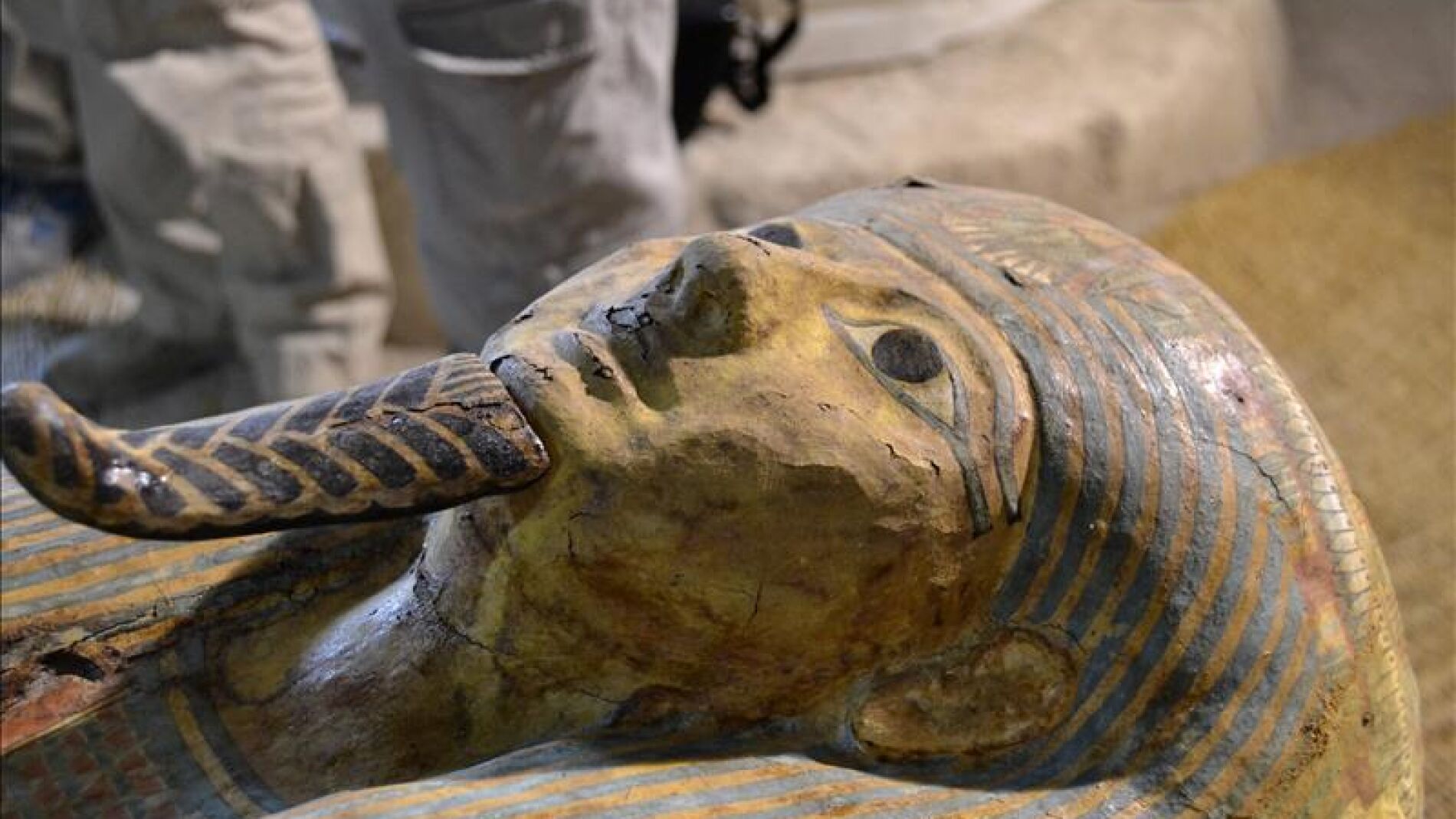 Tumba de un sacerdote del dios Am&oacute;n Ra, de hace unos 3.000 a&ntilde;os