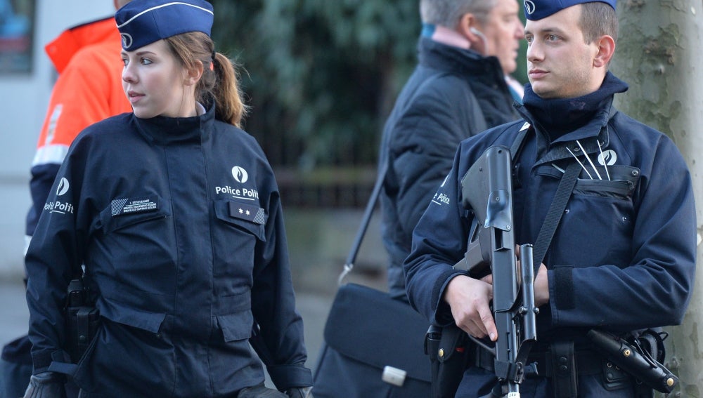 Agentes de Policía belgas
