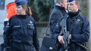 Agentes de Policía belgas