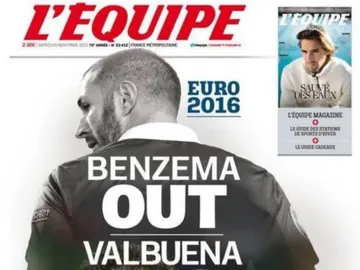 Portada de 'L'Équipe' Portada de 'L'Équipe'