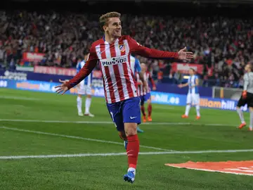 Griezmann celebra su gol ante el Espanyol Griezmann celebra su gol ante el Espanyol