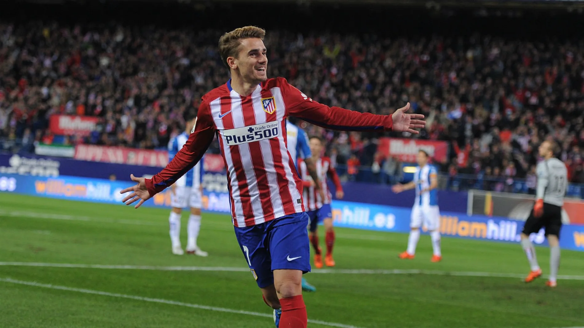 Griezmann celebra su gol ante el Espanyol Griezmann celebra su gol ante el Espanyol