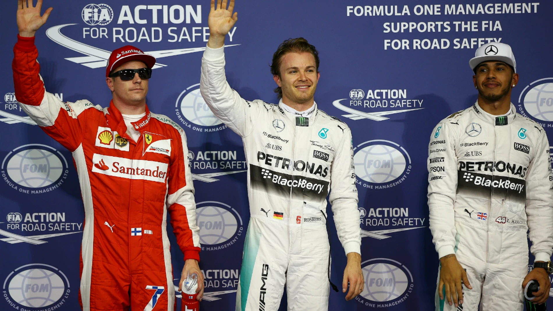 Vettel, Rosberg y Hamilton, los mejores de Q3 en Yas Marina