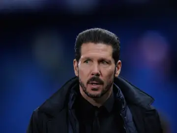 Diego Pablo Simeone, entrenando al Atlético de Madrid Diego Pablo Simeone, entrenando al Atlético de Madrid