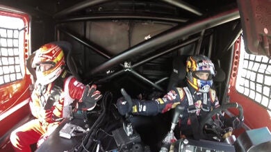 Sainz realiza un test en camión con Antonio Albacete en el Jarama