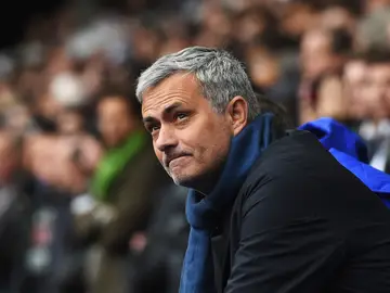 José Mourinho, en el partido frente al Tottenham José Mourinho, en el partido frente al Tottenham