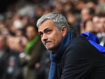 José Mourinho, en el partido frente al Tottenham José Mourinho, en el partido frente al Tottenham