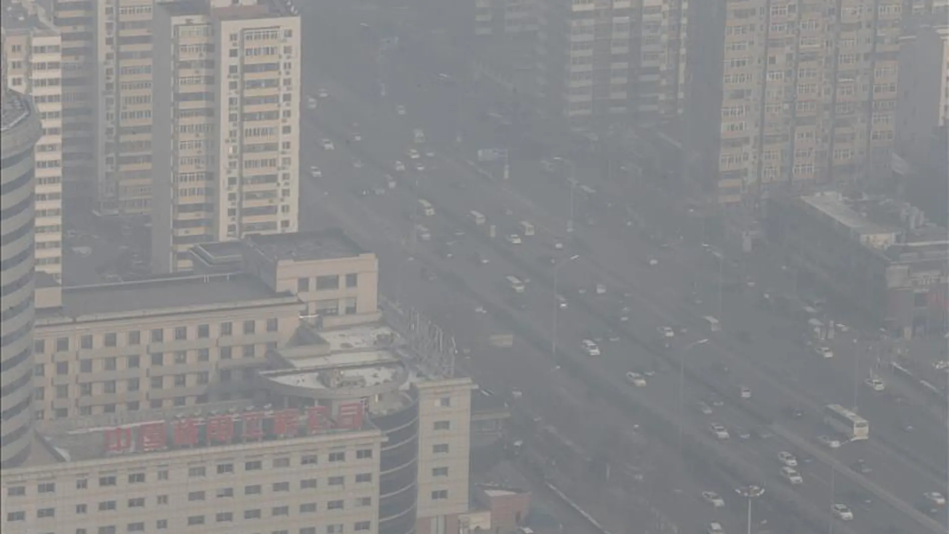 Contaminación en Pekín Contaminación en Pekín