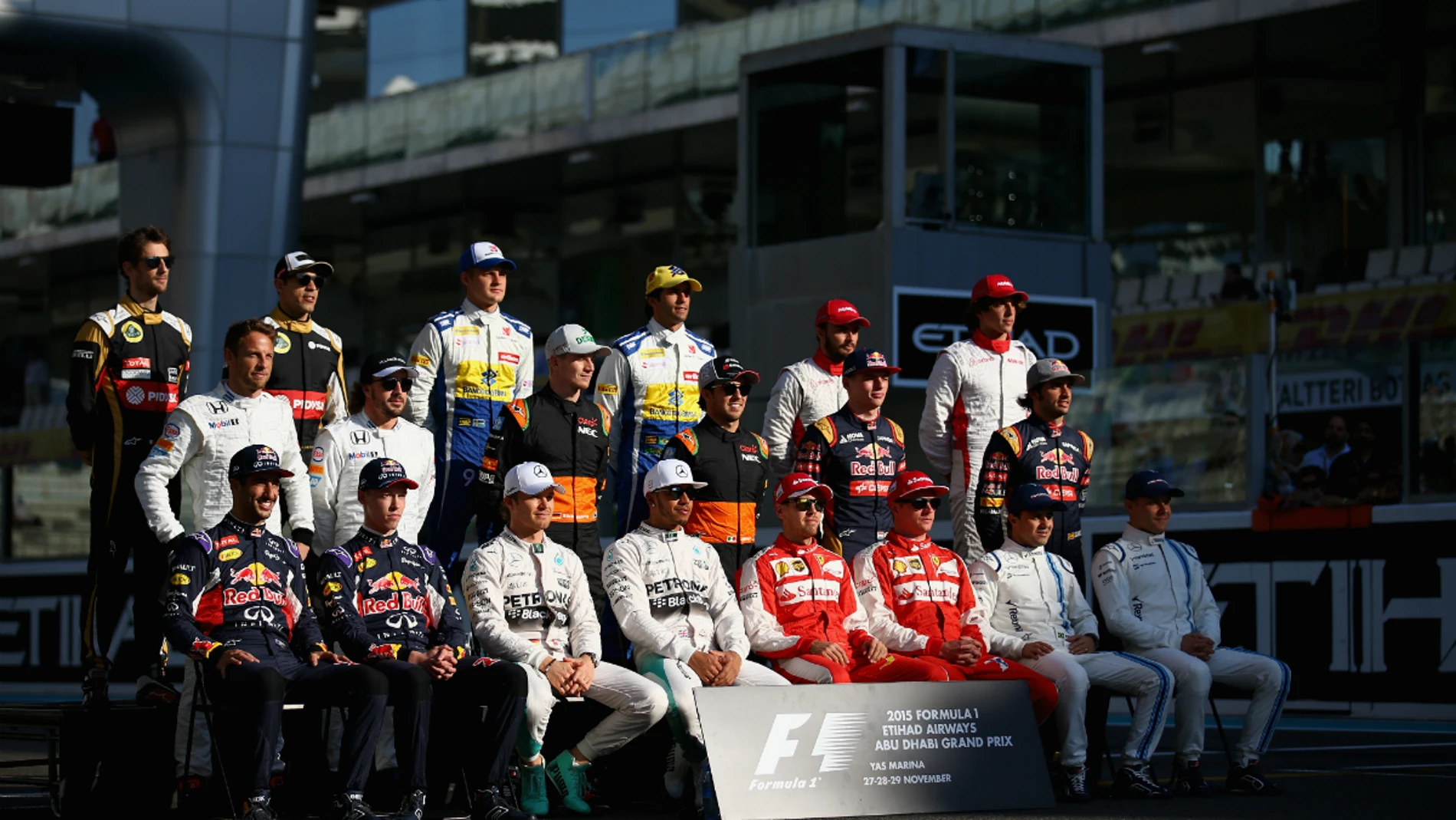 Foto de final de temporada de la F1 2015