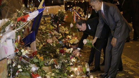 Obama acude con Hollande a Bataclan, uno de los escenarios de los atentados de Par&iacute;s