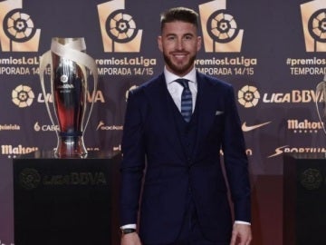 Sergio Ramos, en los premios de la LFP