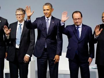 Líderes mundiales en la cumbre del clima