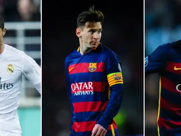 Cristiano Ronaldo, Leo Messi y Neymar Cristiano Ronaldo, Leo Messi y Neymar