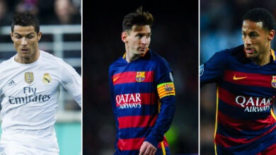 Cristiano, Messi y Neymar forman el podio del Balón de Oro