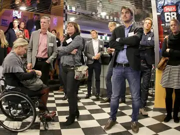Ciudadanos de Hamburgo esperan el resultado del referéndum Ciudadanos de Hamburgo esperan el resultado del referéndum