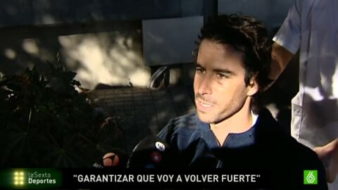 Tiago, a su salida del hospital