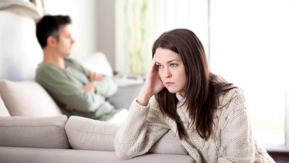 Una pareja ante la separación