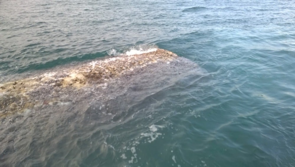 Hallan los restos de una nave espacial bajo el mar