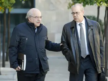 Mas Colell junto a Albert Carreras Mas Colell junto a Albert Carreras