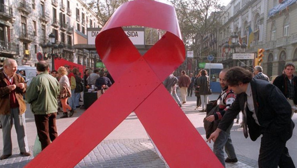 Lazo por el día mundial del SIDA
