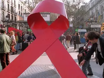 Lazo por el día mundial del SIDA Lazo por el día mundial del SIDA