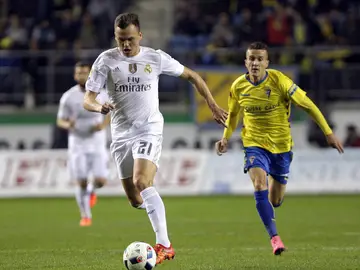 Denis Cheryshev, durante le partido contra el Cádiz Denis Cheryshev, durante le partido contra el Cádiz