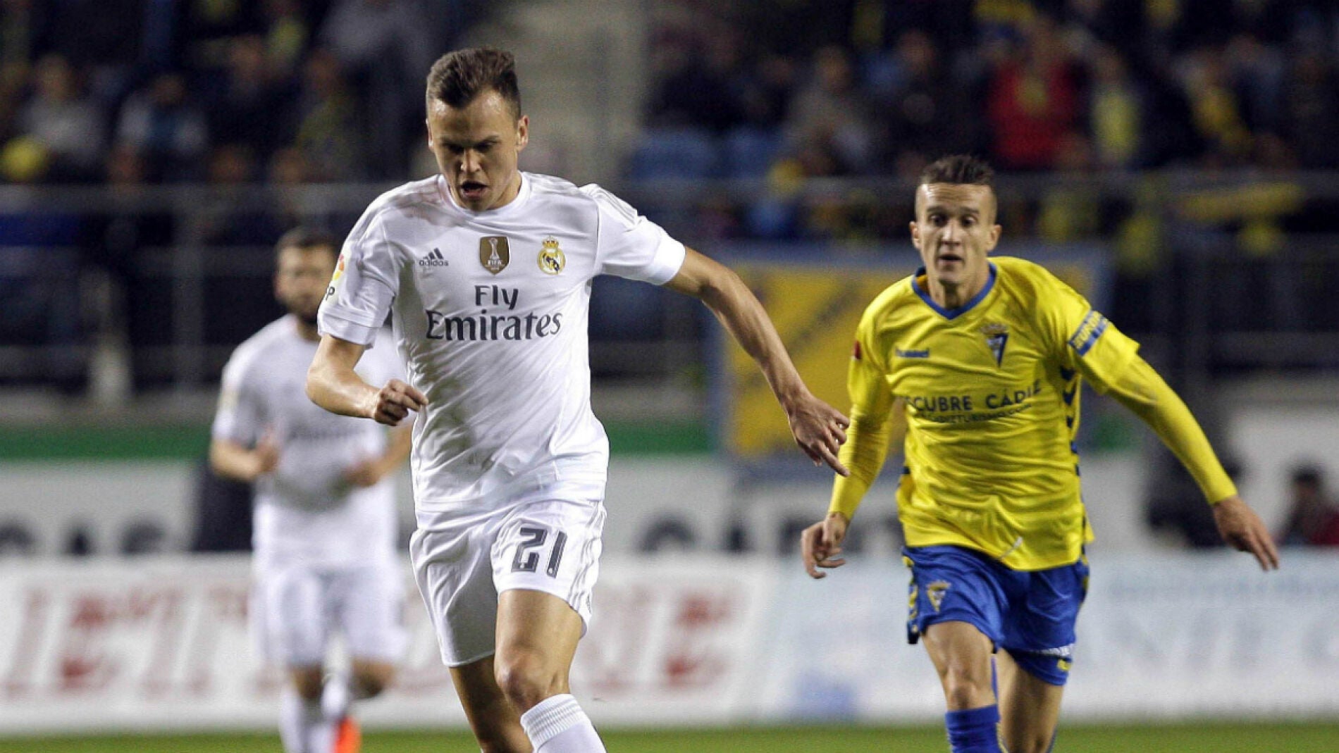 Denis Cheryshev, durante le partido contra el C&aacute;diz