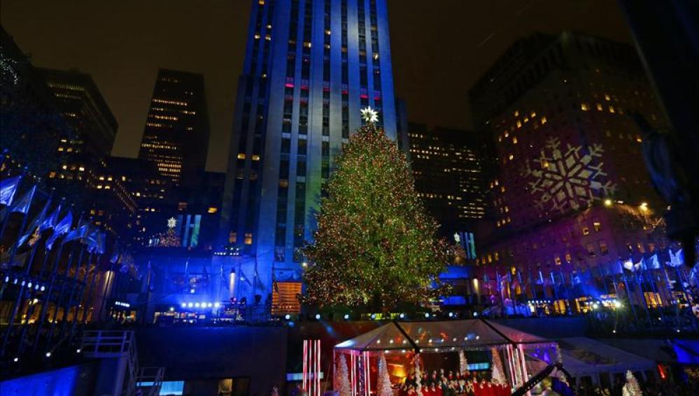 Encendido del árbol del Centro Rockefeller