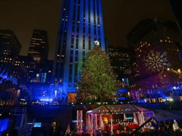 Encendido del árbol del Centro Rockefeller