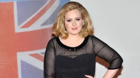 La cantante británica Adele La cantante británica Adele