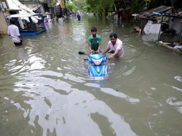 Inundaciones en la India