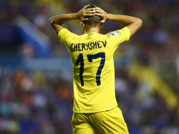 Denis Cheryshev, durante un partido con el Villarreal