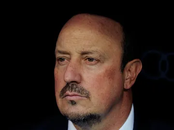 Rafa Benítez, en el partido frente al Getafe Rafa Benítez, en el partido frente al Getafe