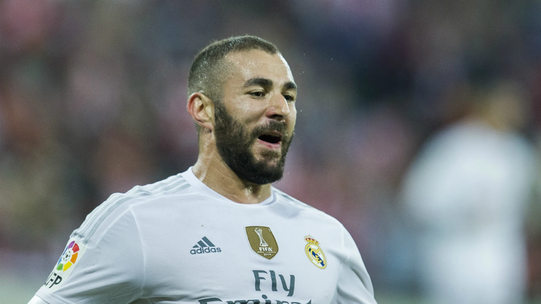 Benzema, con el Real Madrid Benzema, con el Real Madrid