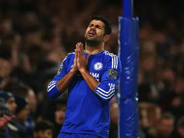 Diego Costa lamenta una ocasión fallada en Stamford Bridge Diego Costa lamenta una ocasión fallada en Stamford Bridge