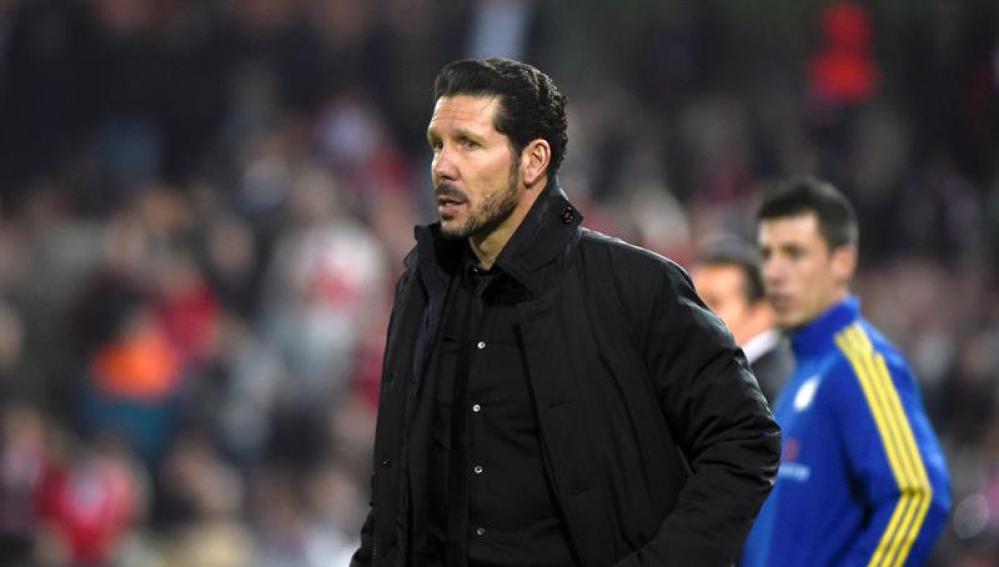Diego Pablo Simeone, en el partido frente al Granada