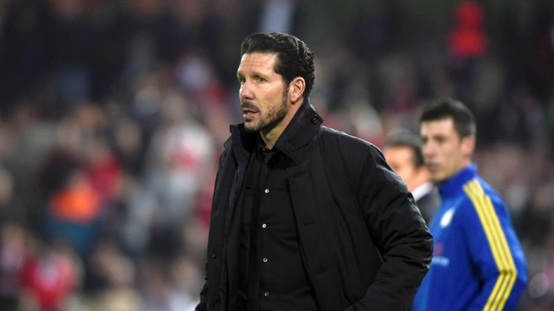 Diego Pablo Simeone, en el partido frente al Granada
