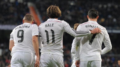 Bale, Benzema y Cristiano no marcaban en el mismo partido desde el 5 de abril