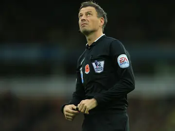 Mark Clattenburg, durante un encuentro de la Premier League Mark Clattenburg, durante un encuentro de la Premier League