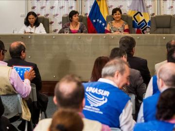 Miembros del Consejo Nacional Electoral de Venezuela (CNE)